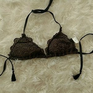 Laundry by Shelli Segal Black Lace Top